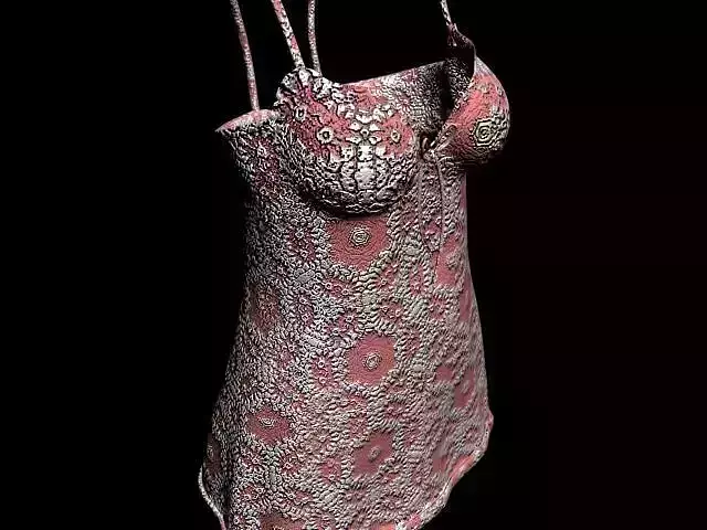Petticoat dress 3D model