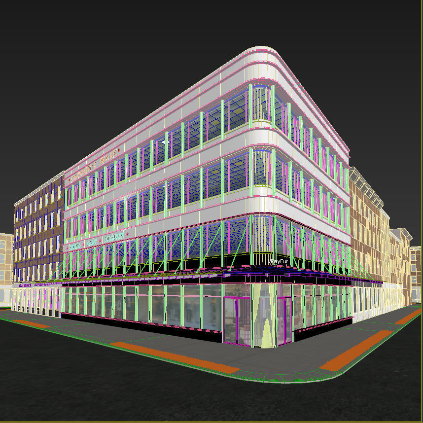 City Block 1 3D model_10