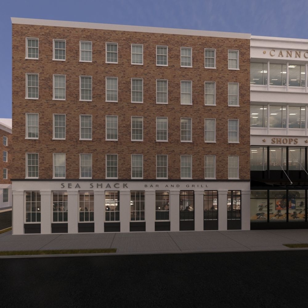 City Block 1 3D model_6