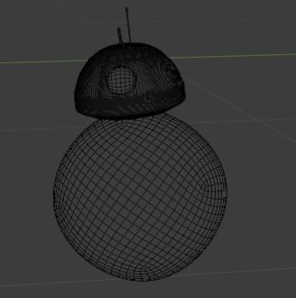 BB8 Robot Star wars 3D model_9