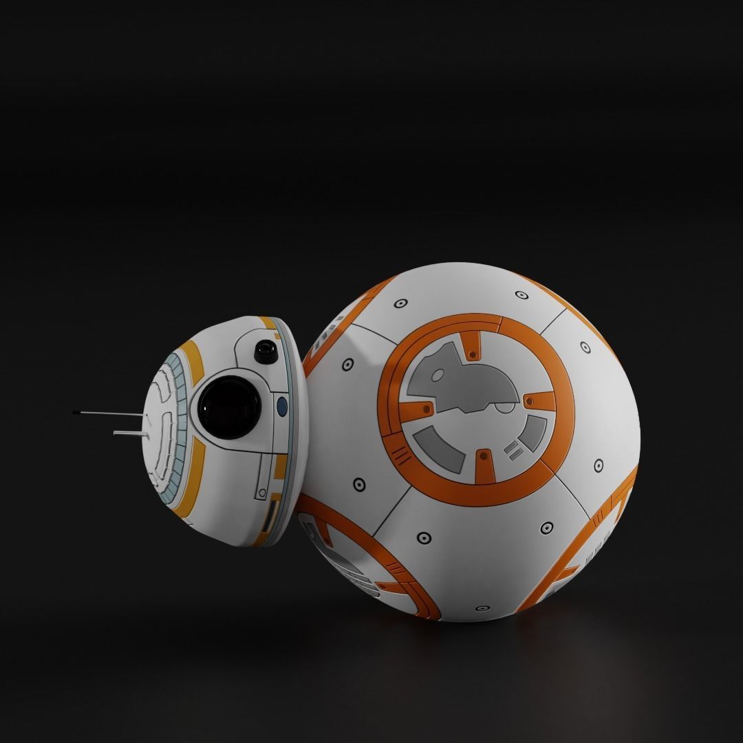 BB8 Robot Star wars 3D model_5