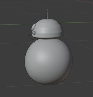 BB8 Robot Star wars 3D model_13