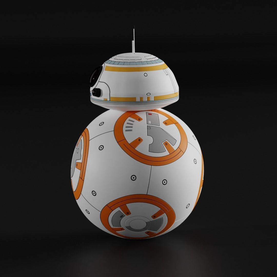 BB8 Robot Star wars 3D model_1