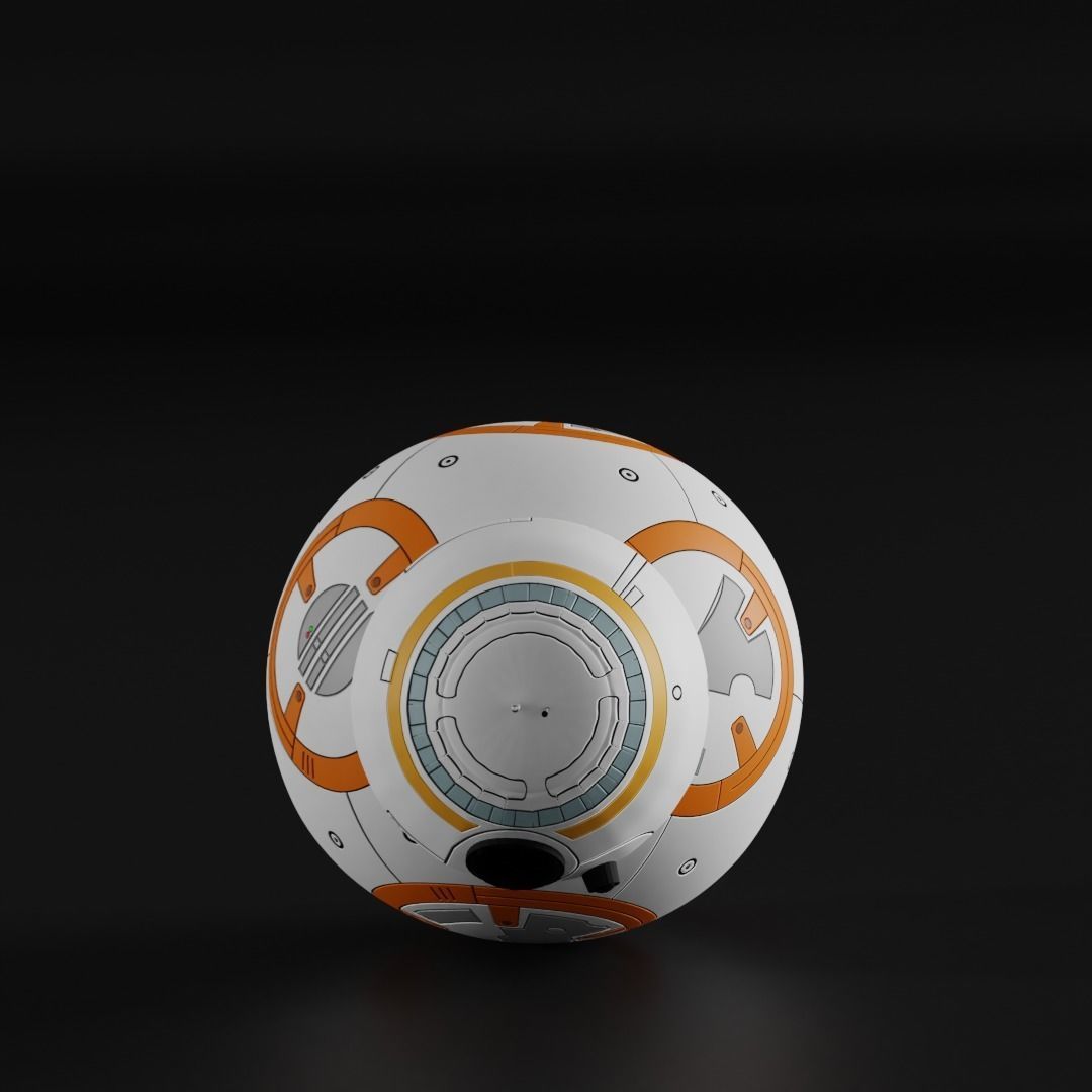 BB8 Robot Star wars 3D model_4