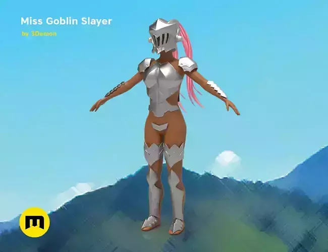 Miss Goblin Slayer Bundle 3D print model