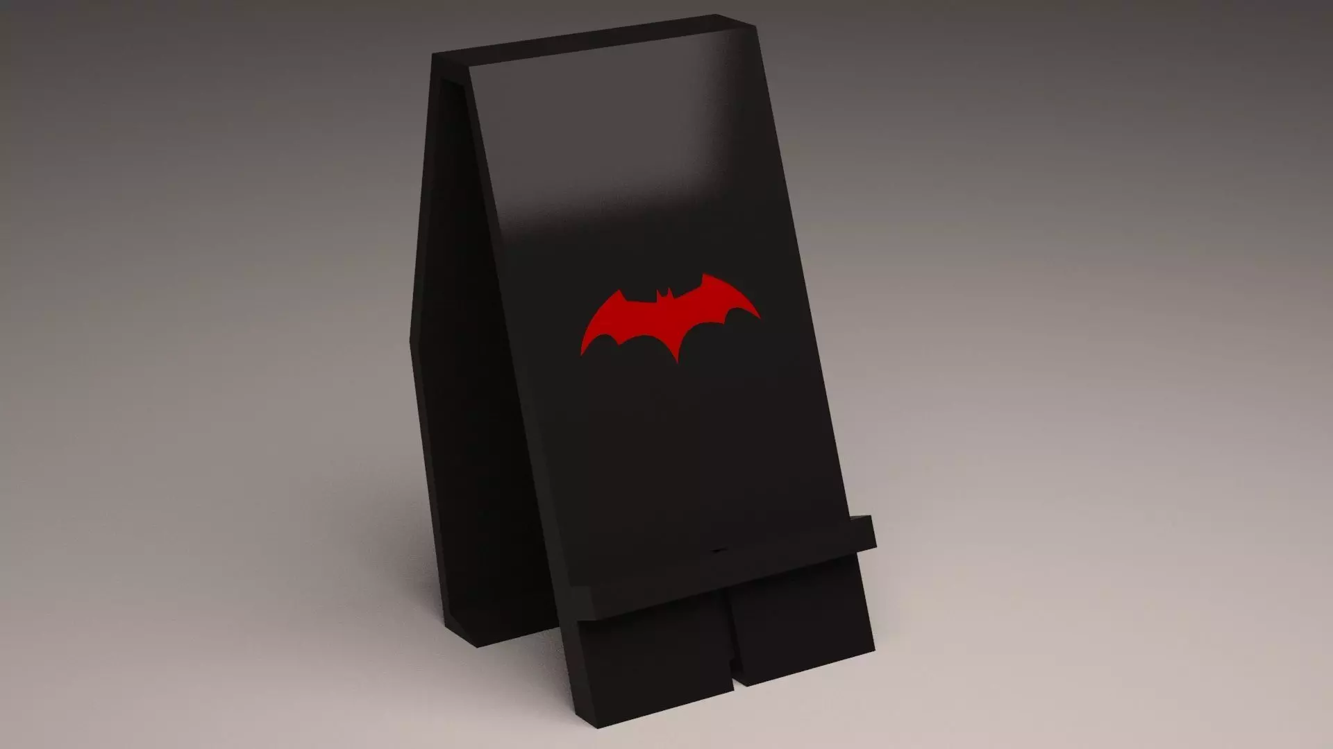Batman Phone Holder 3D print compatible 3D print model_0