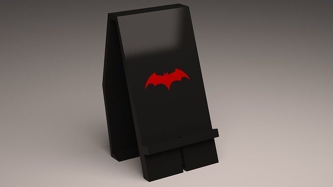 Batman Phone Holder 3D print compatible 3D print model