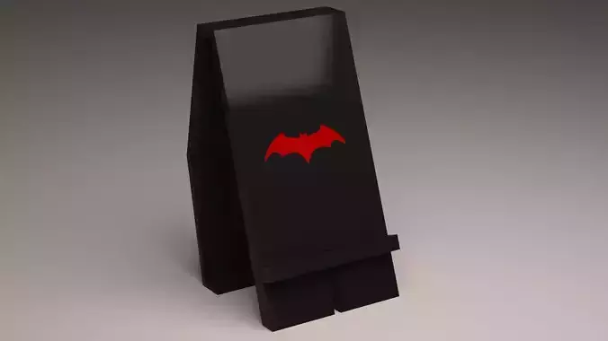 Batman Phone Holder 3D print compatible 3D print model