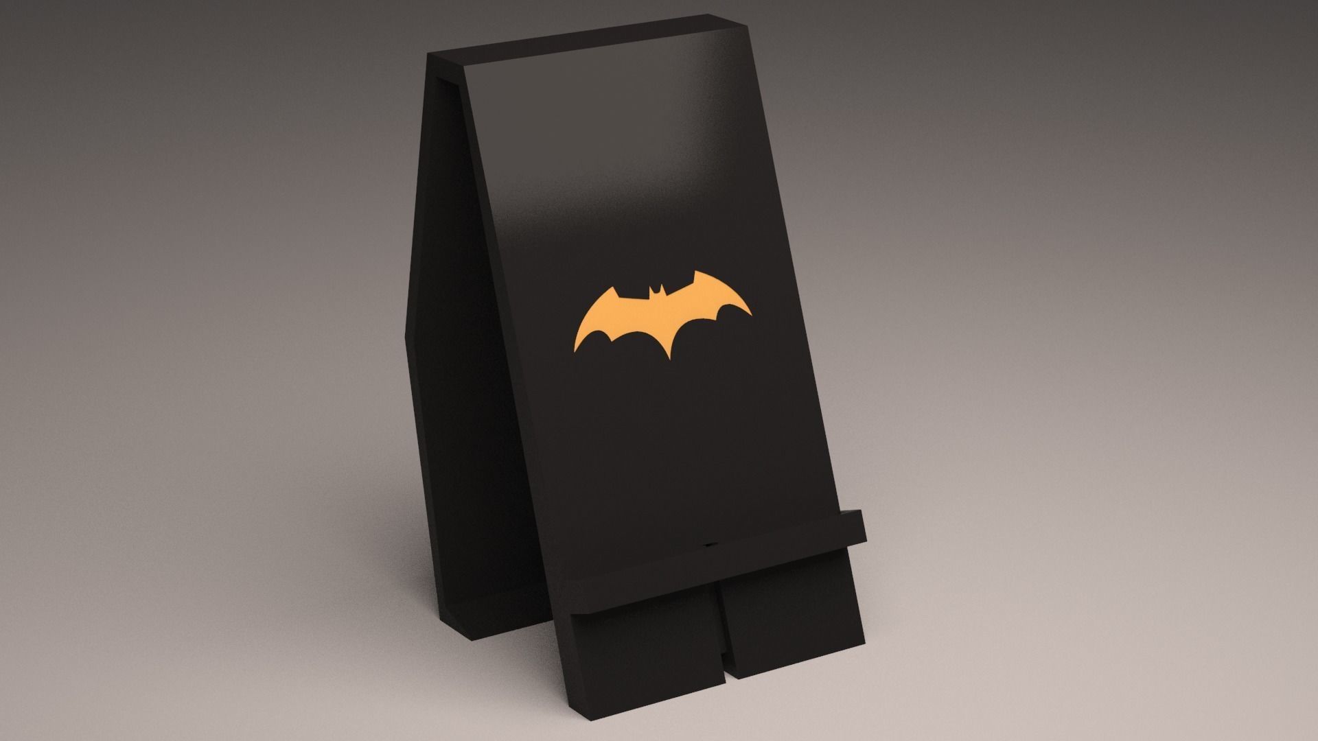 Batman Phone Holder 3D print compatible 3D print model_1