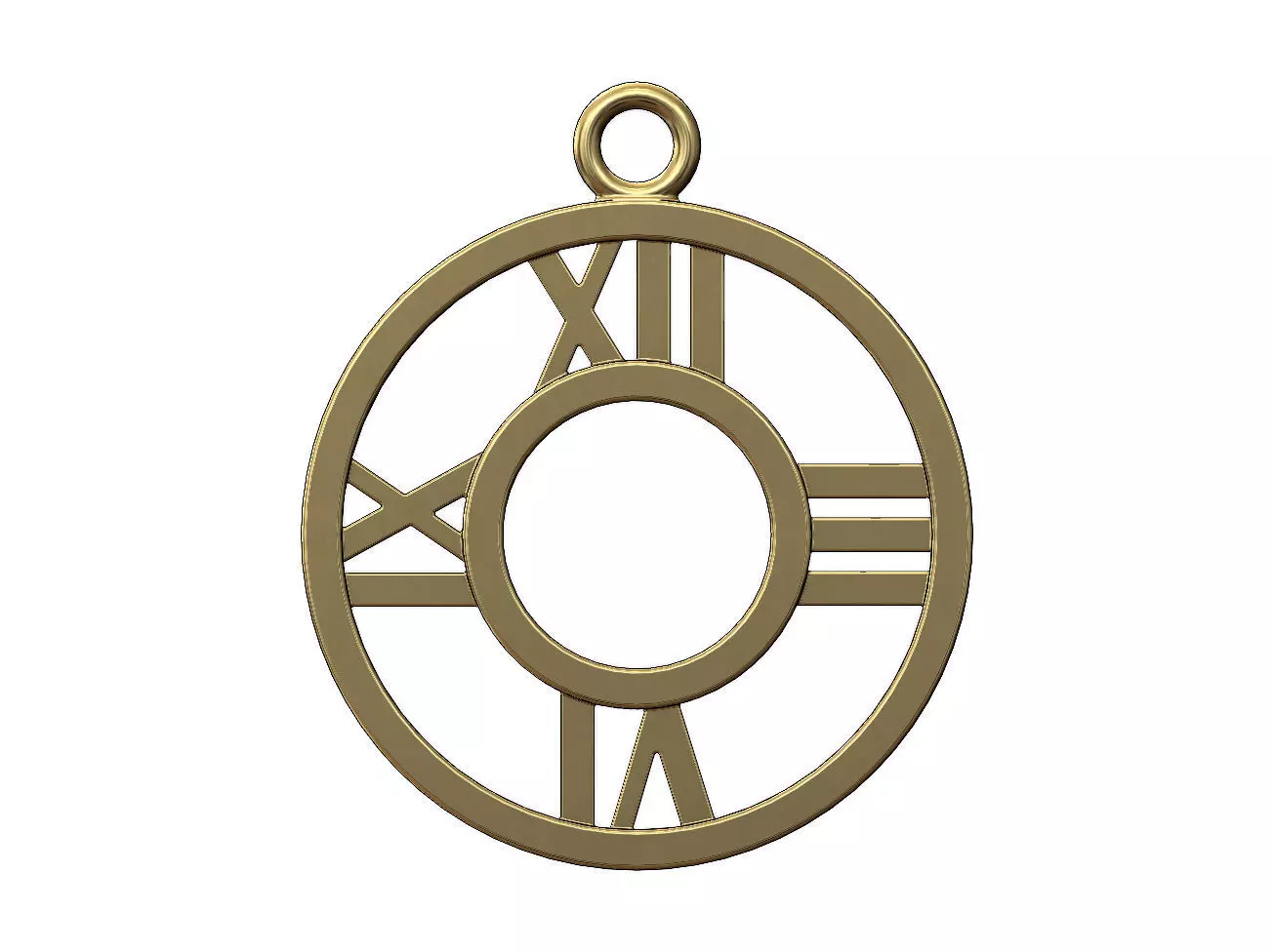 Atlas Open pendant 3D print model
