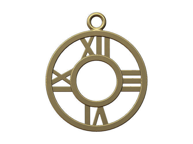 Atlas Open pendant 3D print model