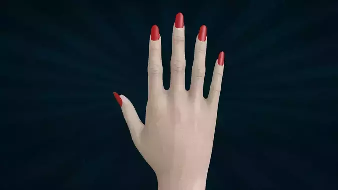 HAND-018 Woman right hand