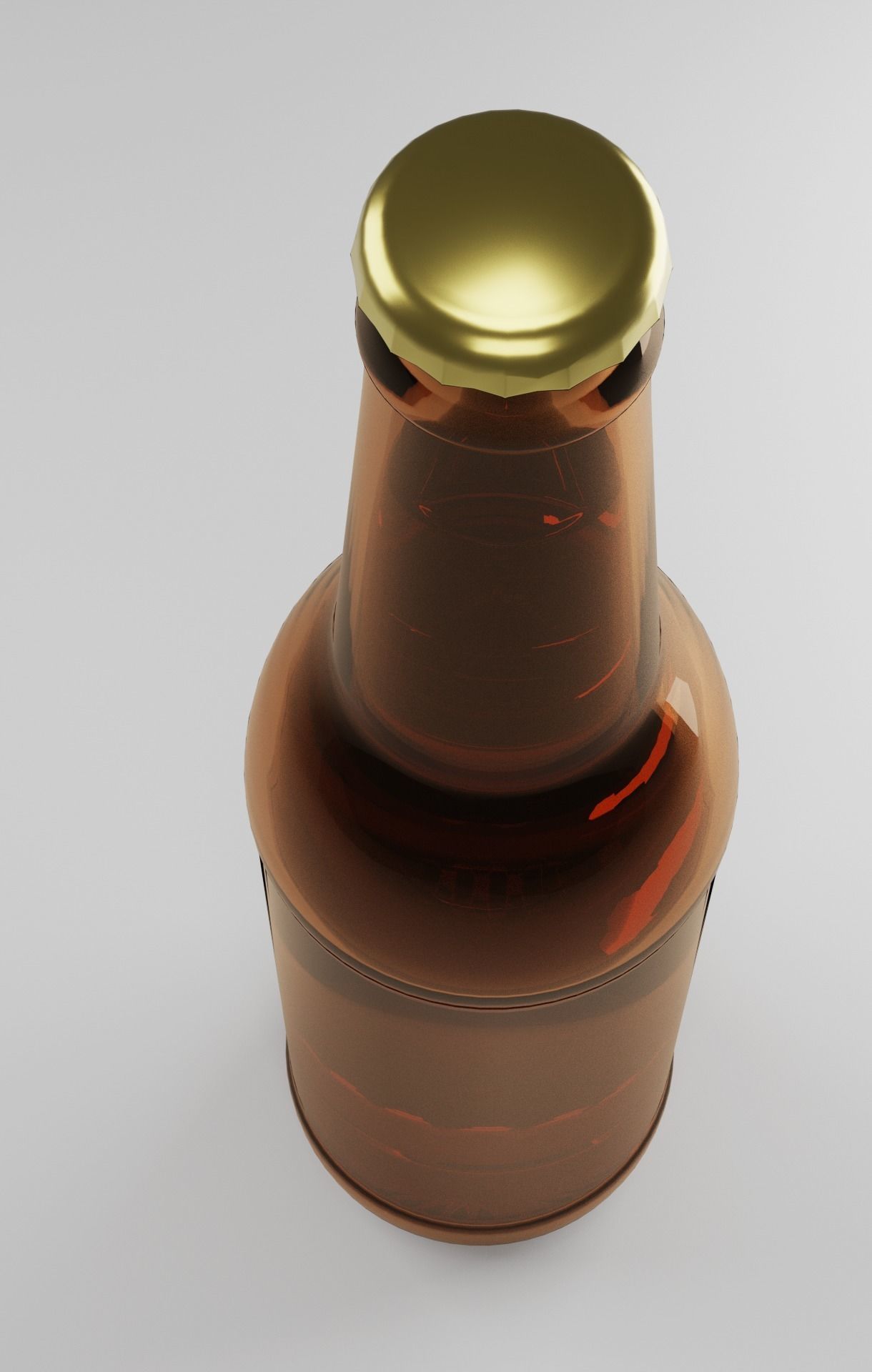 Beer bottle 3D model_3