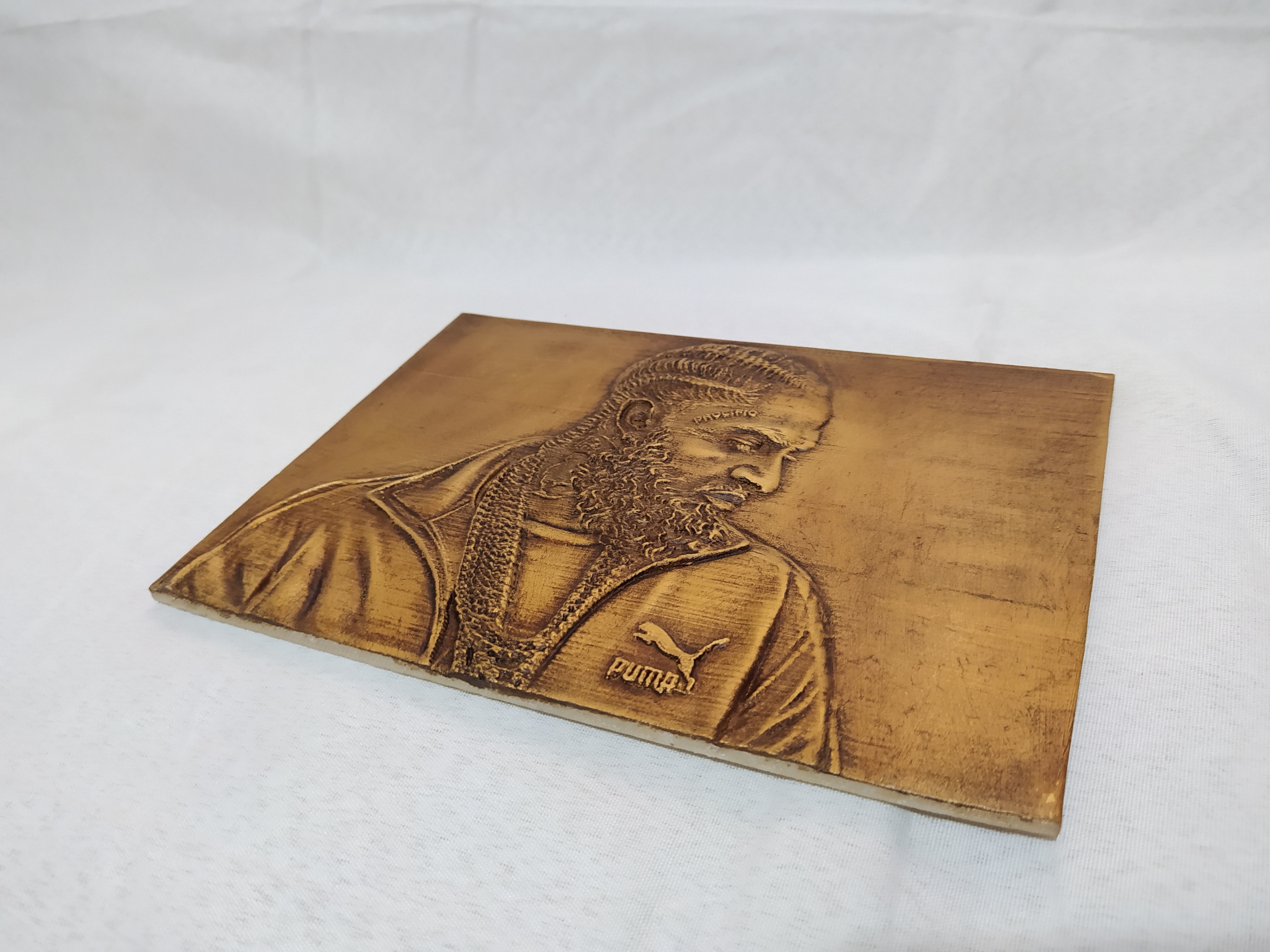 3D Relief sculpture of Nipsey Hussle  3D print model  3D print model_12