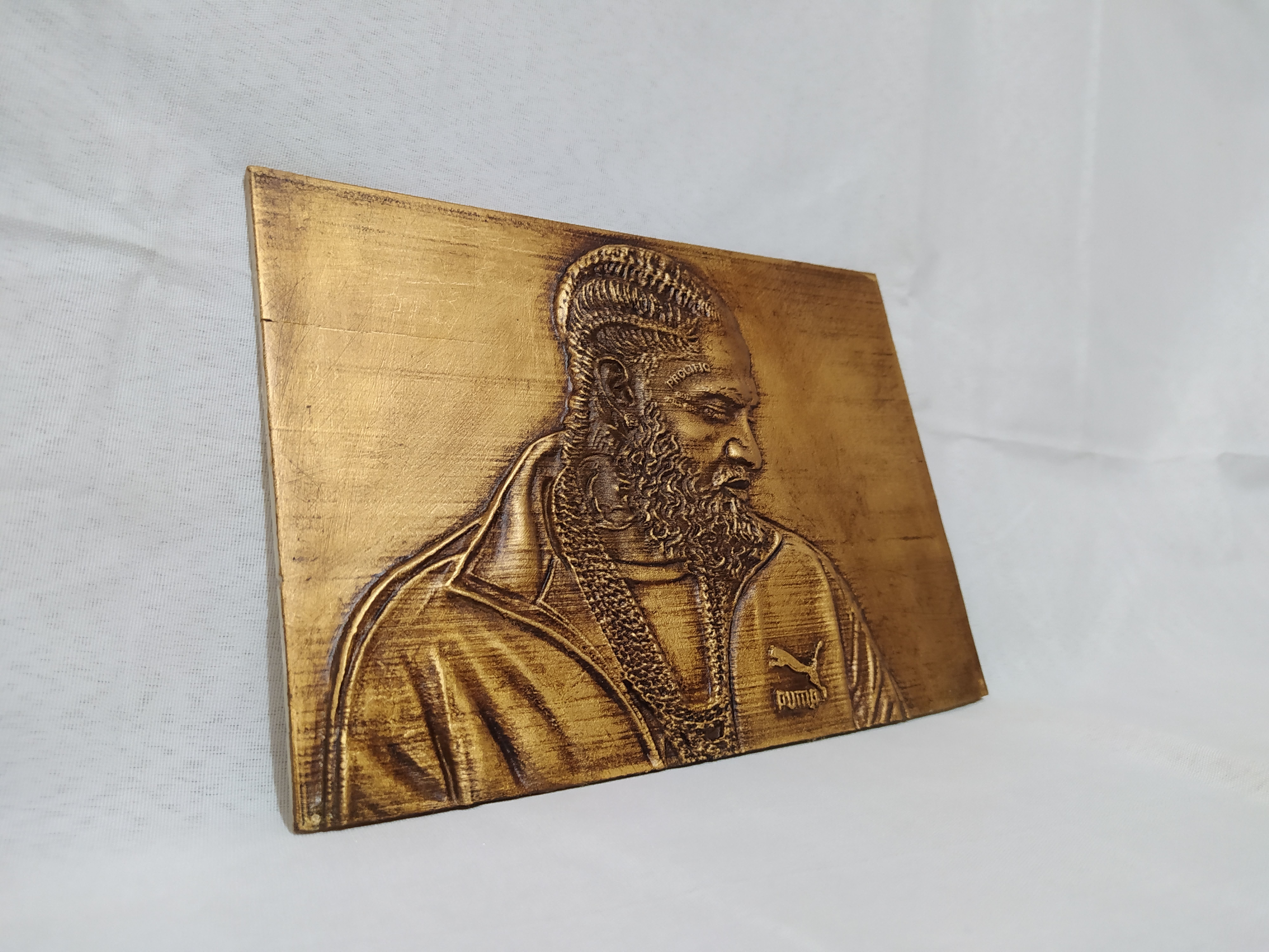 3D Relief sculpture of Nipsey Hussle  3D print model  3D print model_13