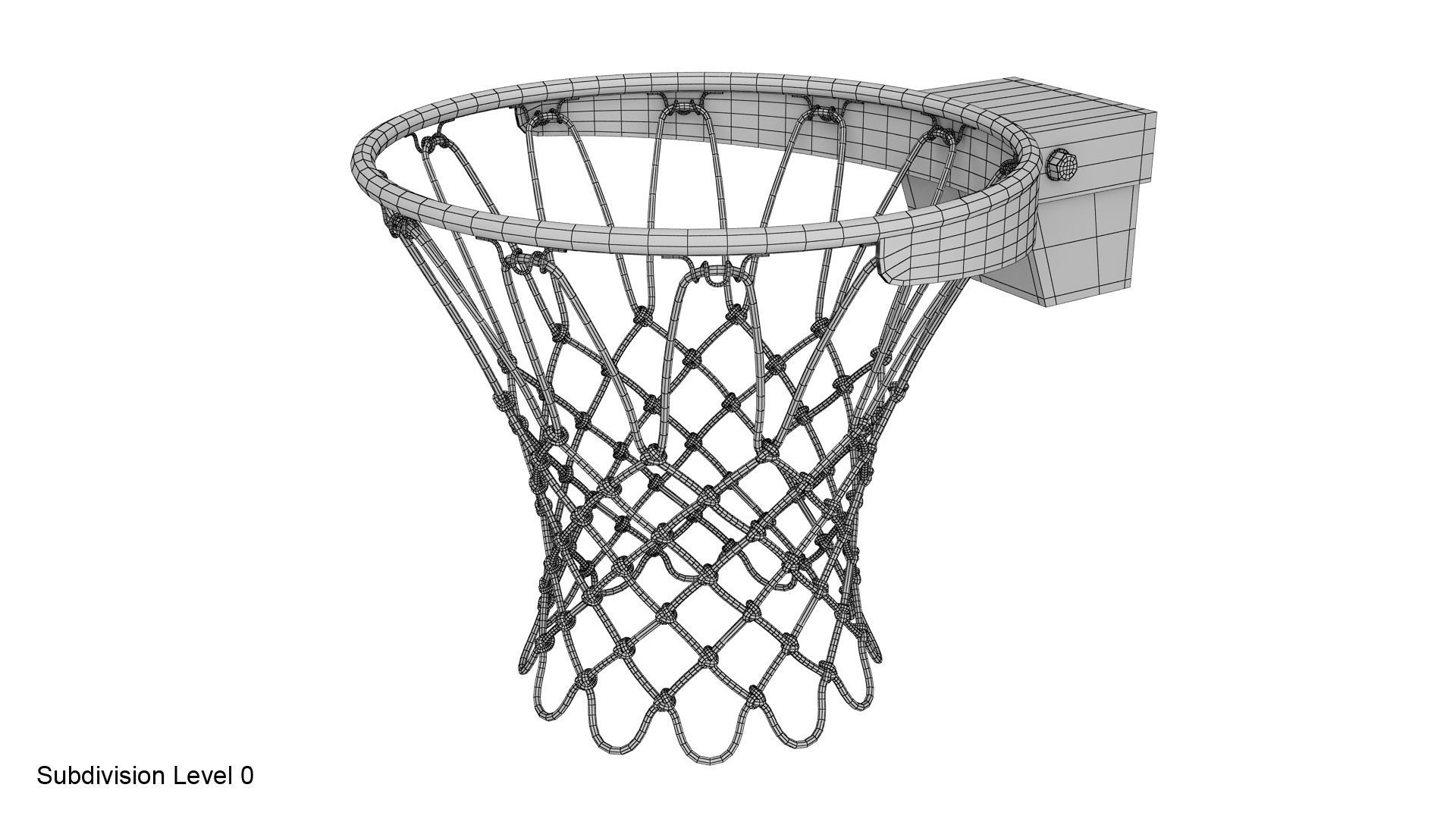 Basketball rim 3D model CGTrader