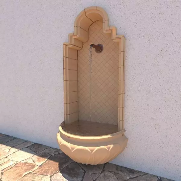 Wall Fountain 3D model_0