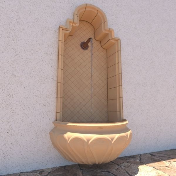 Wall Fountain 3D model_1