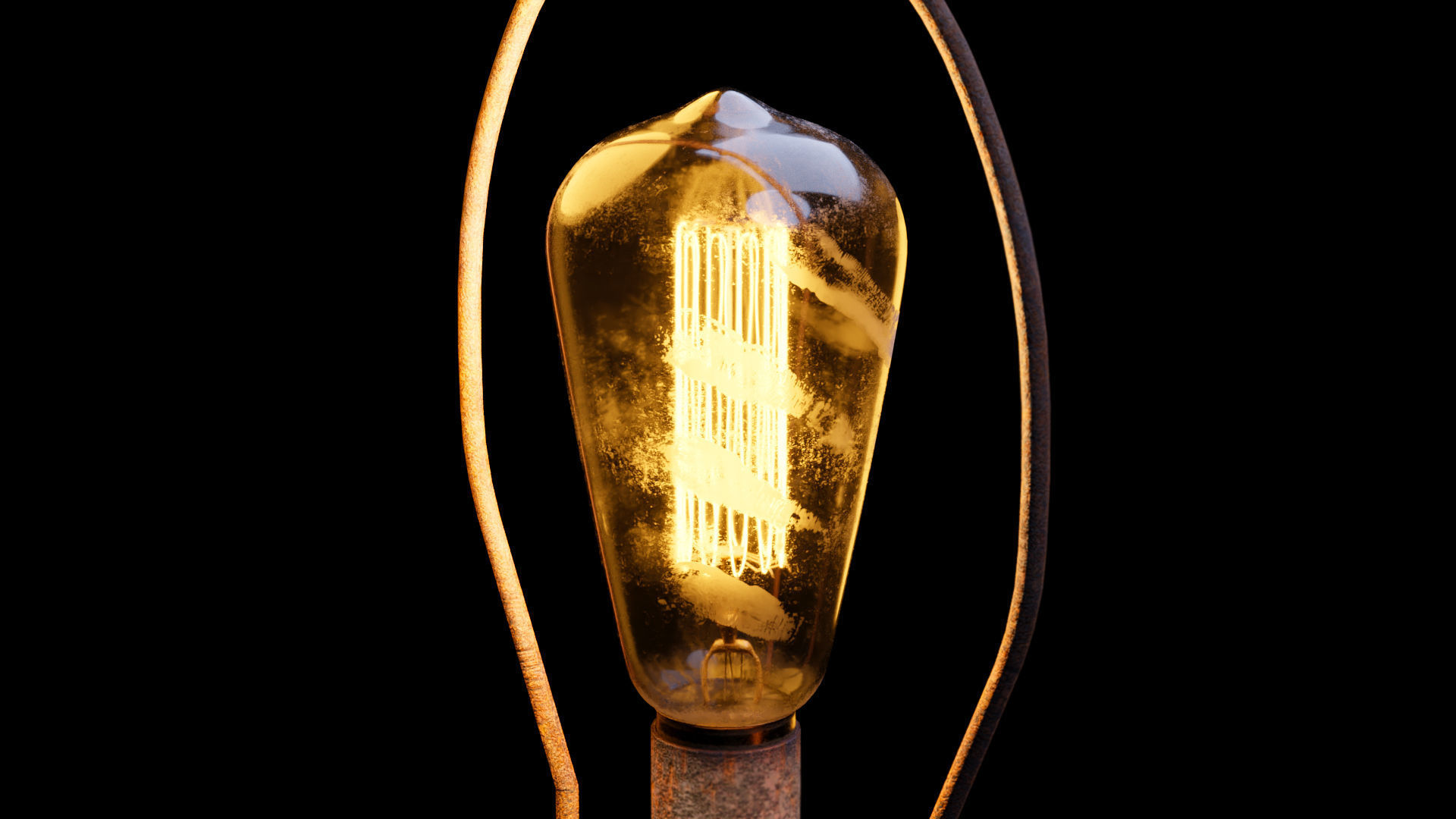 Lamp old lamp 3D model_2