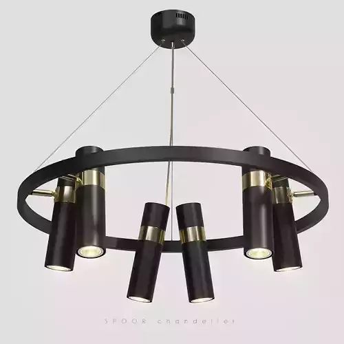Lampatron Spoor 6 lamps 3D model
