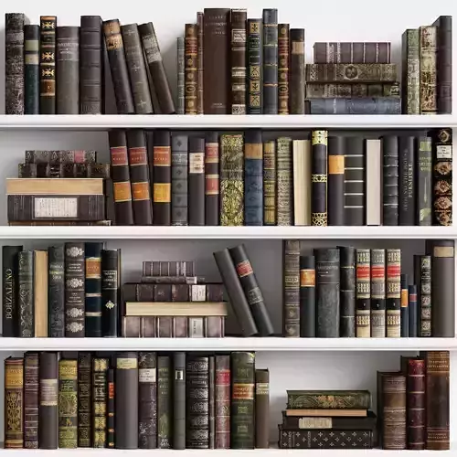 Classic Books 12 3D model