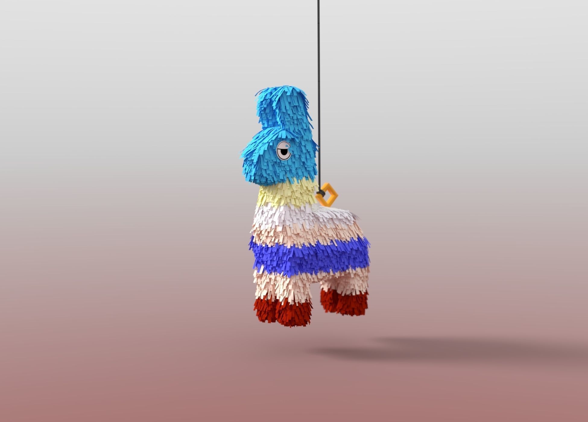 Pinata LLama 3D model_2
