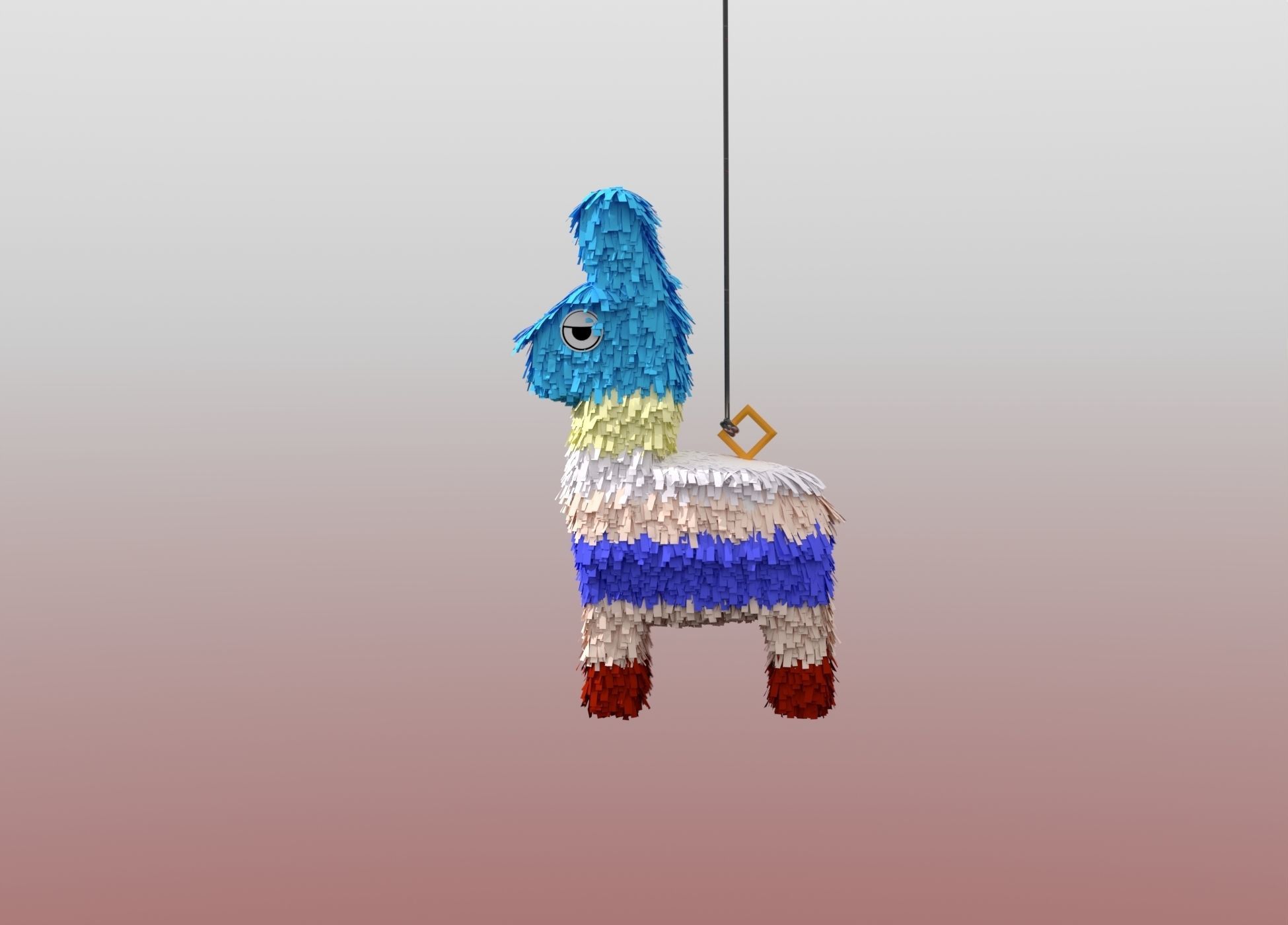 Pinata LLama 3D model_3
