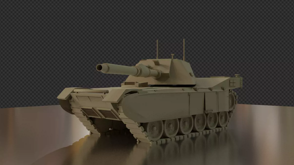 Tank - M1 Abrams Free low-poly 3D model
