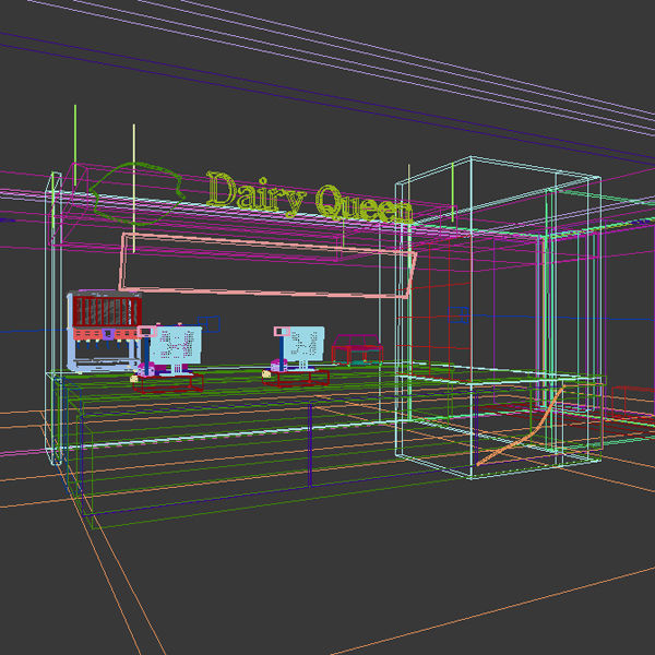 Dairy Queen 3D model_6