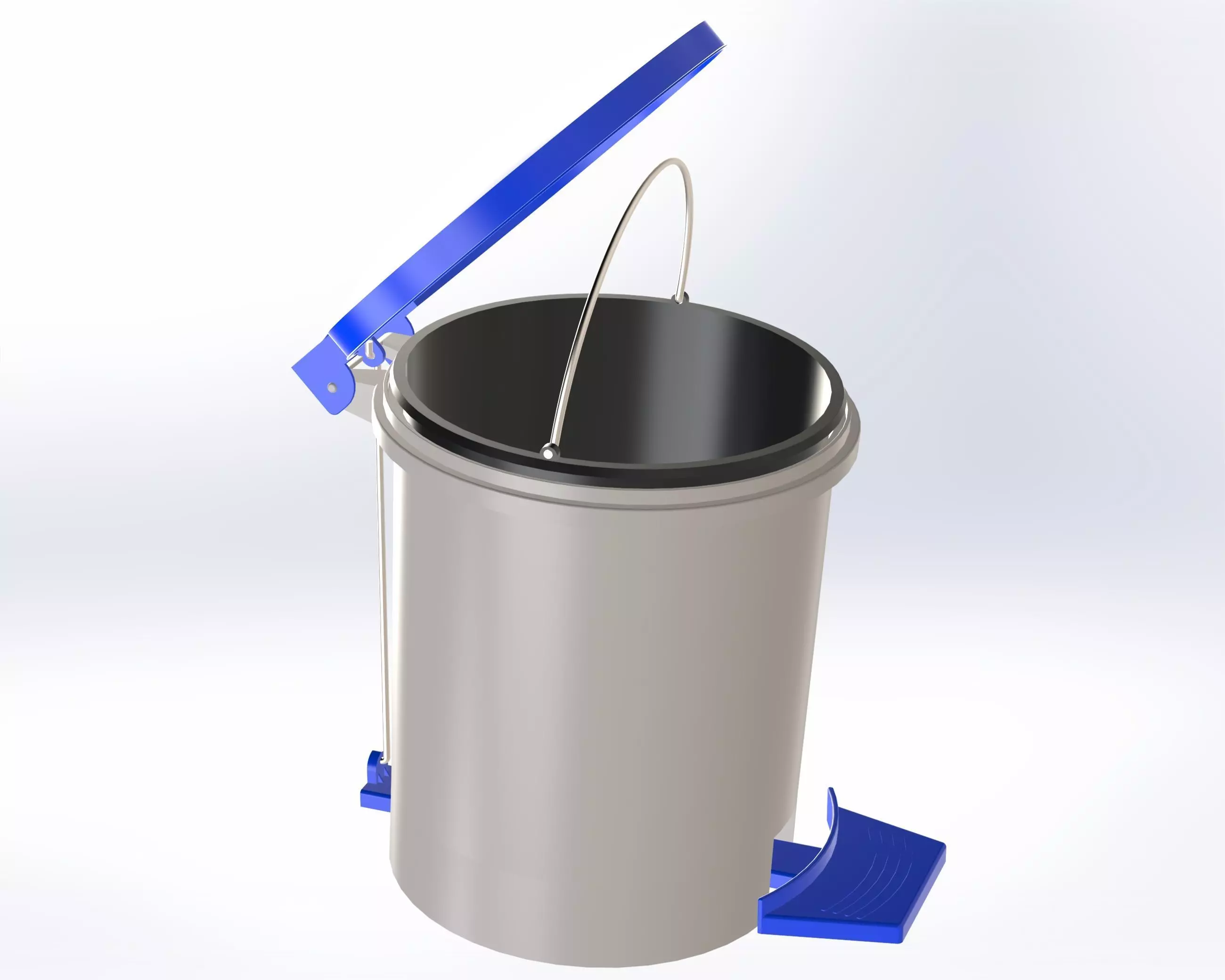 Trash bin Free 3D print model