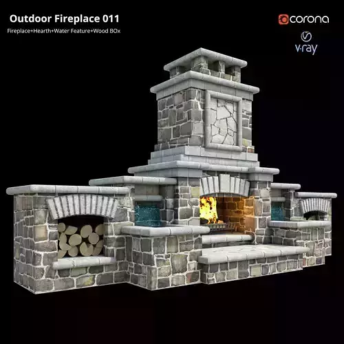 Outdoor Fireplace 011