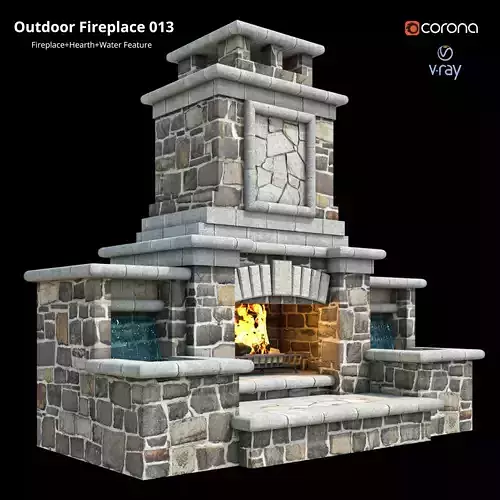Outdoor Fireplace 013