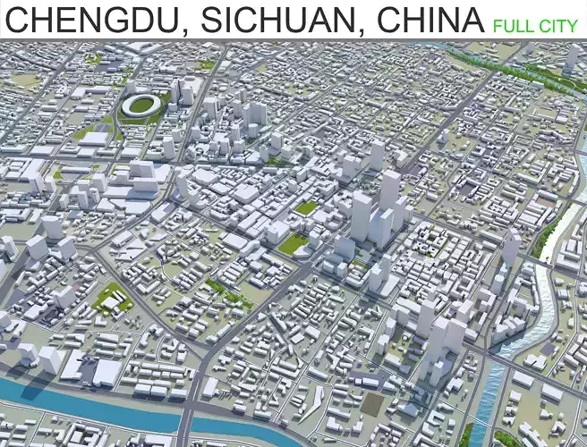 Chengdu Sichuan China 120km