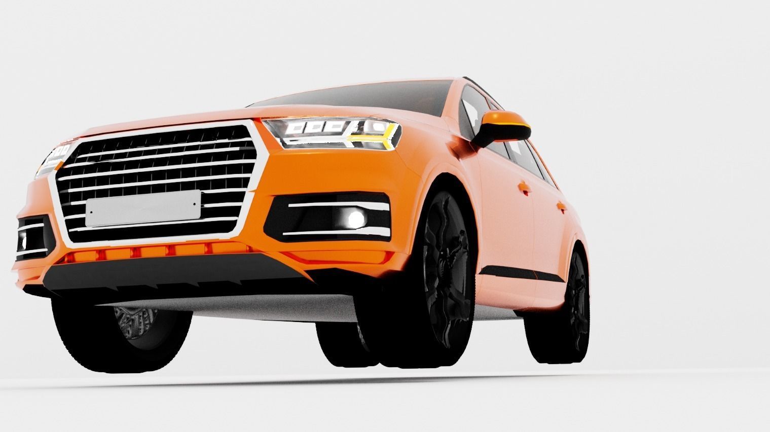 SUV based off Audi Q7 3D model_1