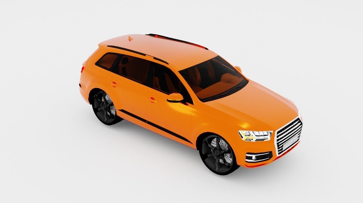 SUV based off Audi Q7 3D model_2