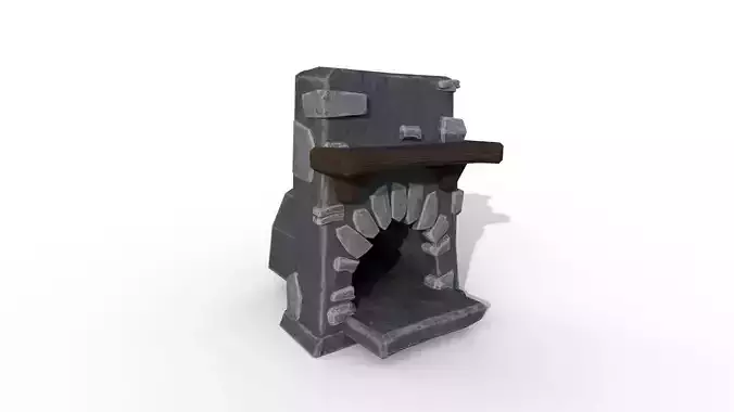 Stylized Fireplace