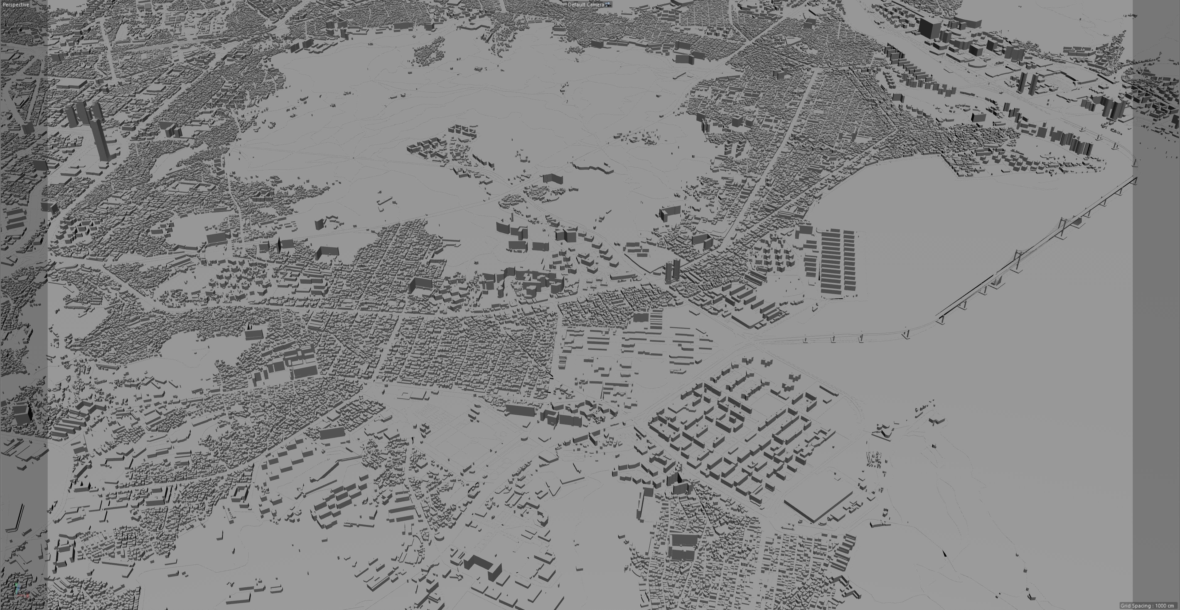 Busan City South Korea Low-poly 3D model_21