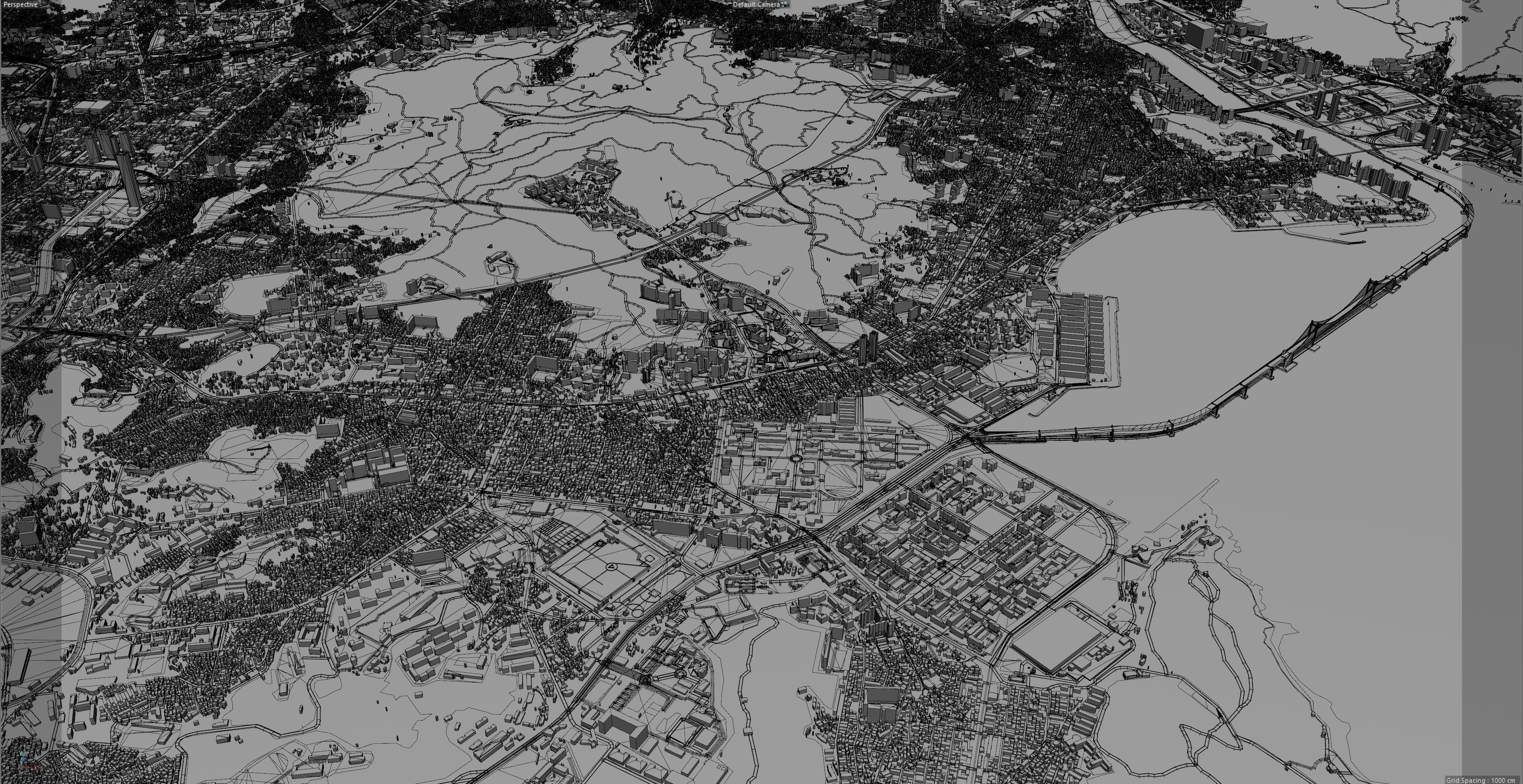 Busan City South Korea Low-poly 3D model_20