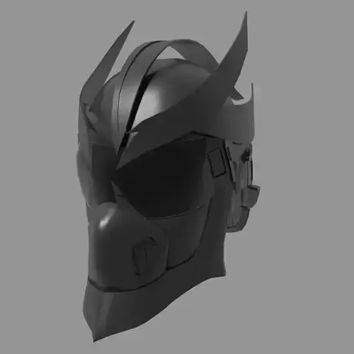 Sci-fi spacesuit helmet - black