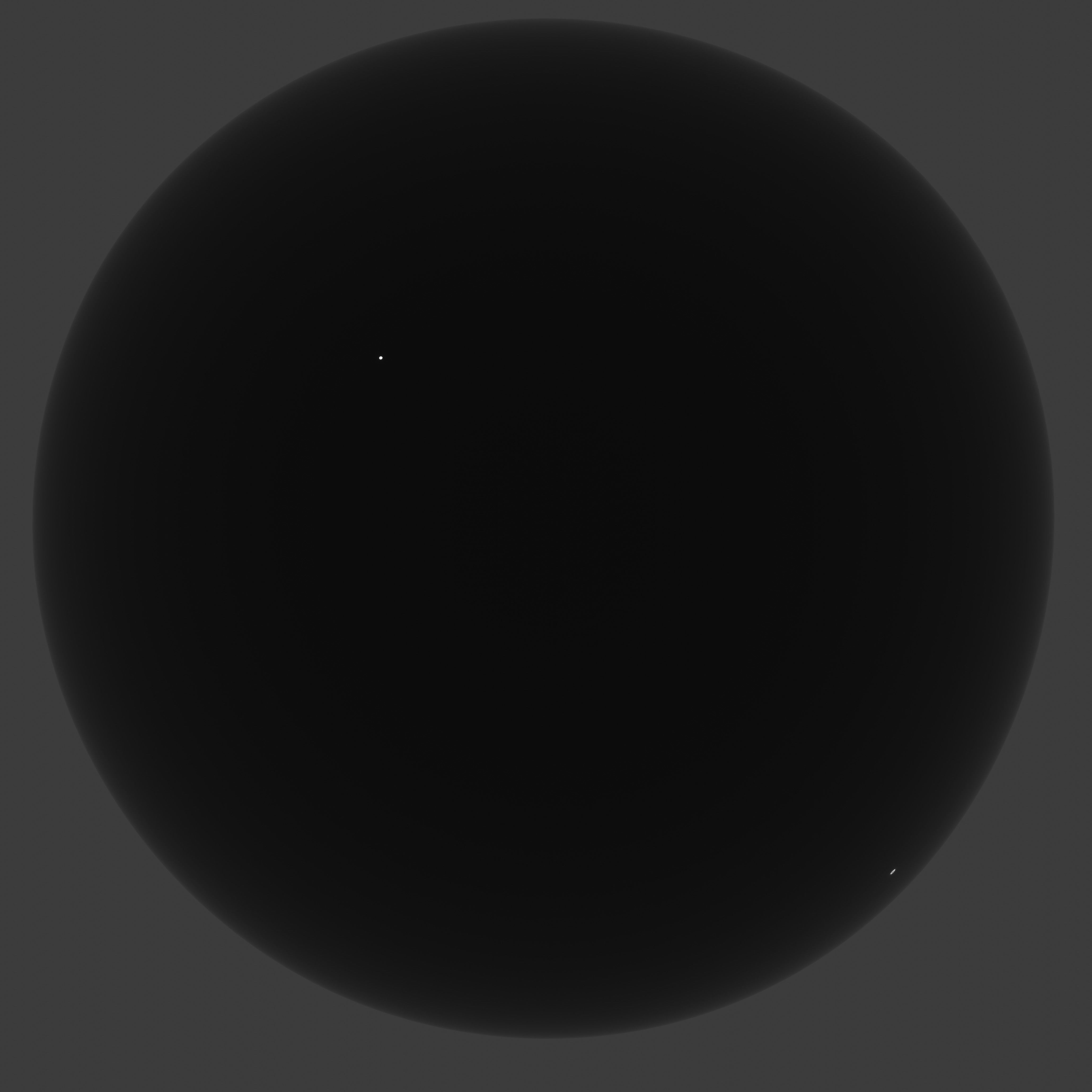 Sci-fi spacesuit helmet - black Low-poly 3D model_16