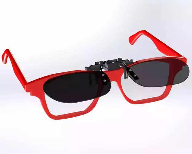 frameless sunglasses 3D print model frameless sunglasses 3D print model