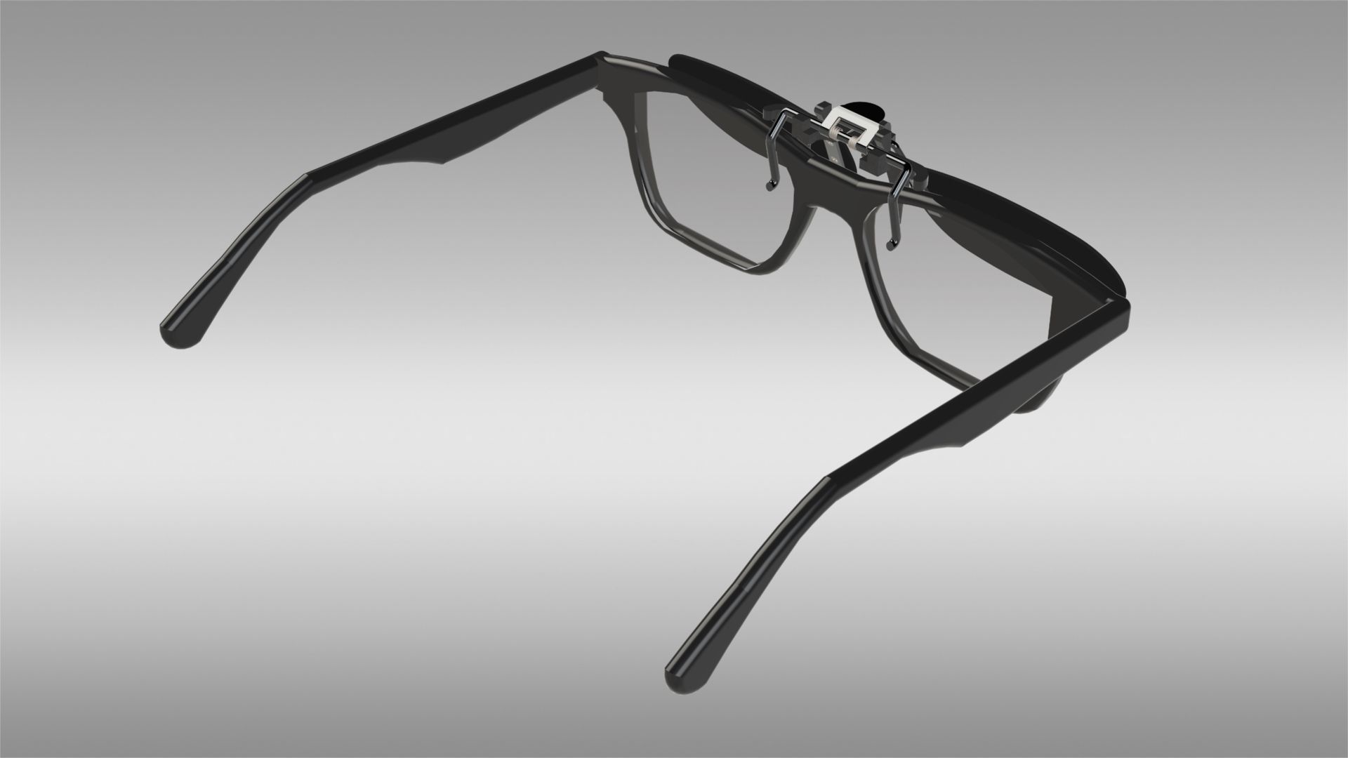 frameless sunglasses 3D print model_9