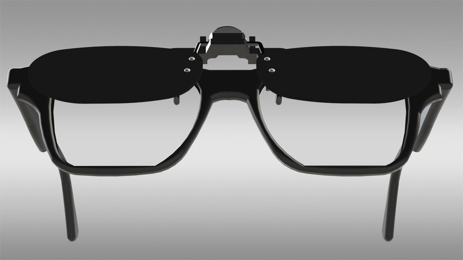 frameless sunglasses 3D print model_10