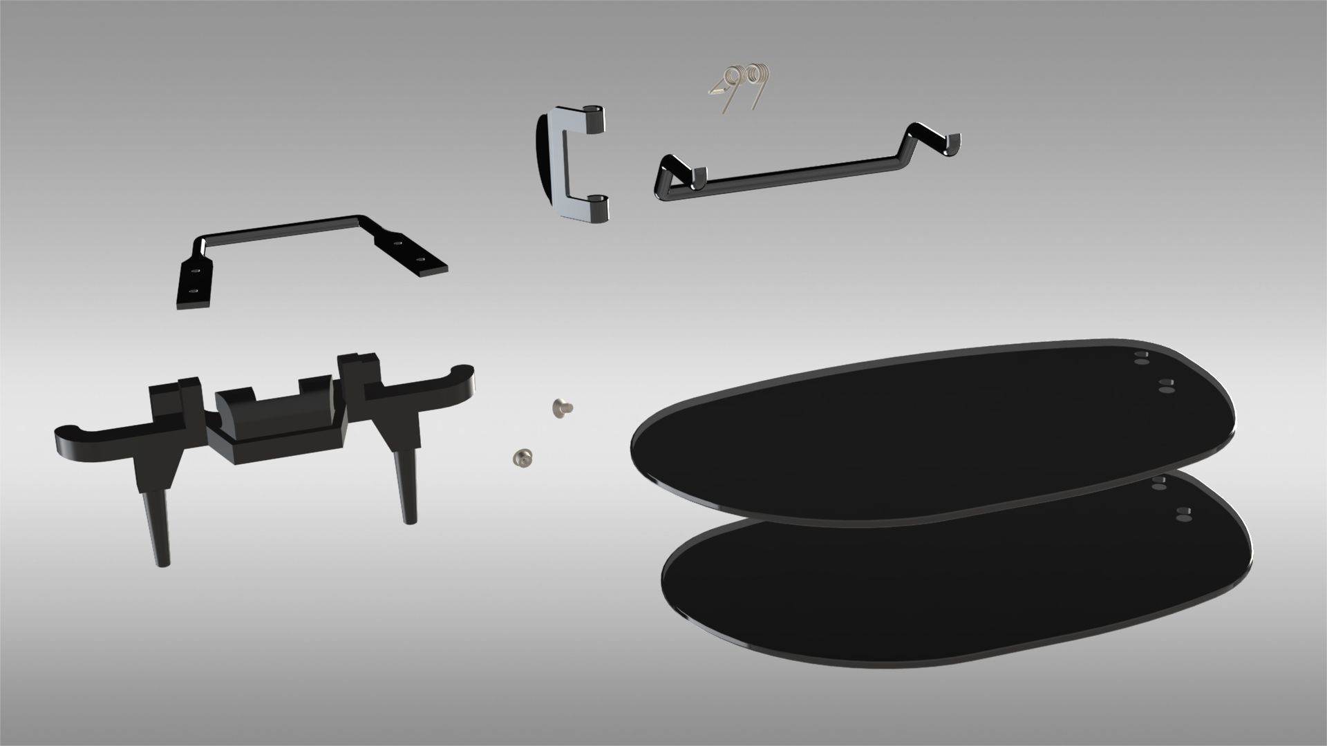 frameless sunglasses 3D print model_11