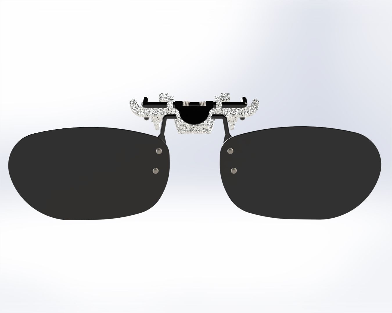 frameless sunglasses 3D print model_4