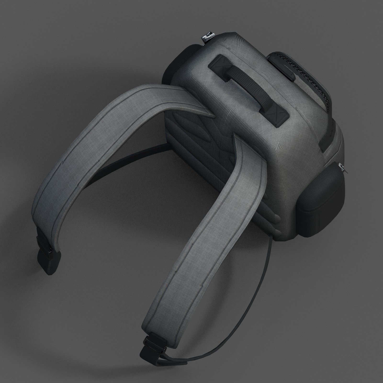 Backpack bag baggage Color 3d low poly Low-poly 3D model_13