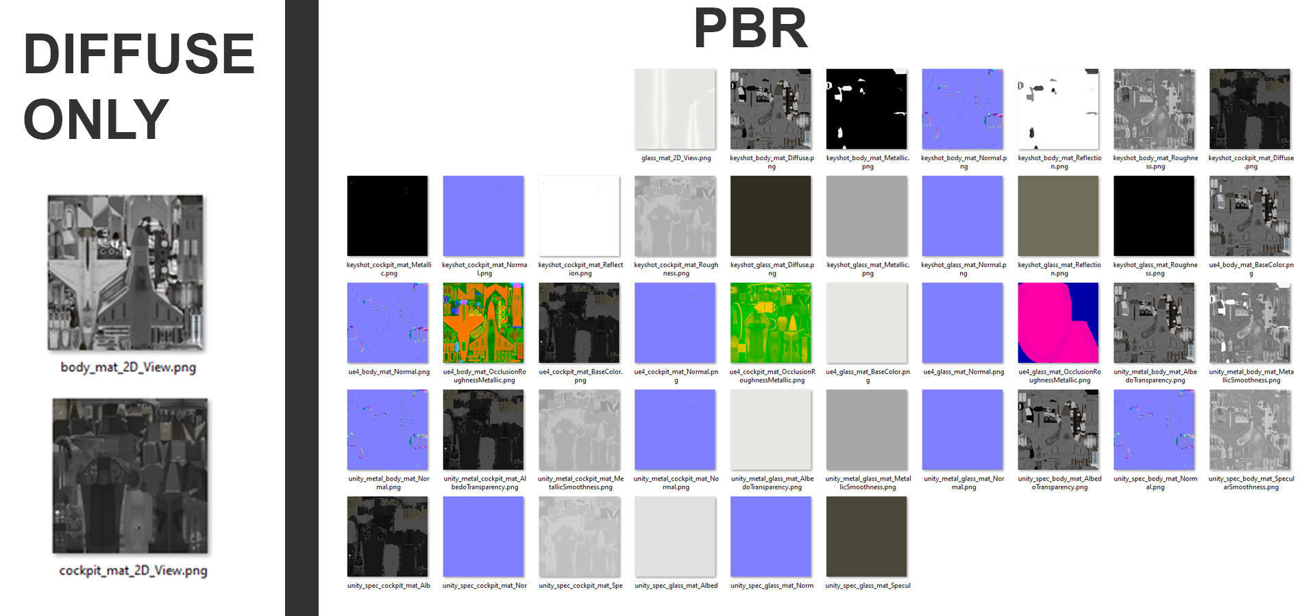 F16 Fighter Low-poly 3D model_14