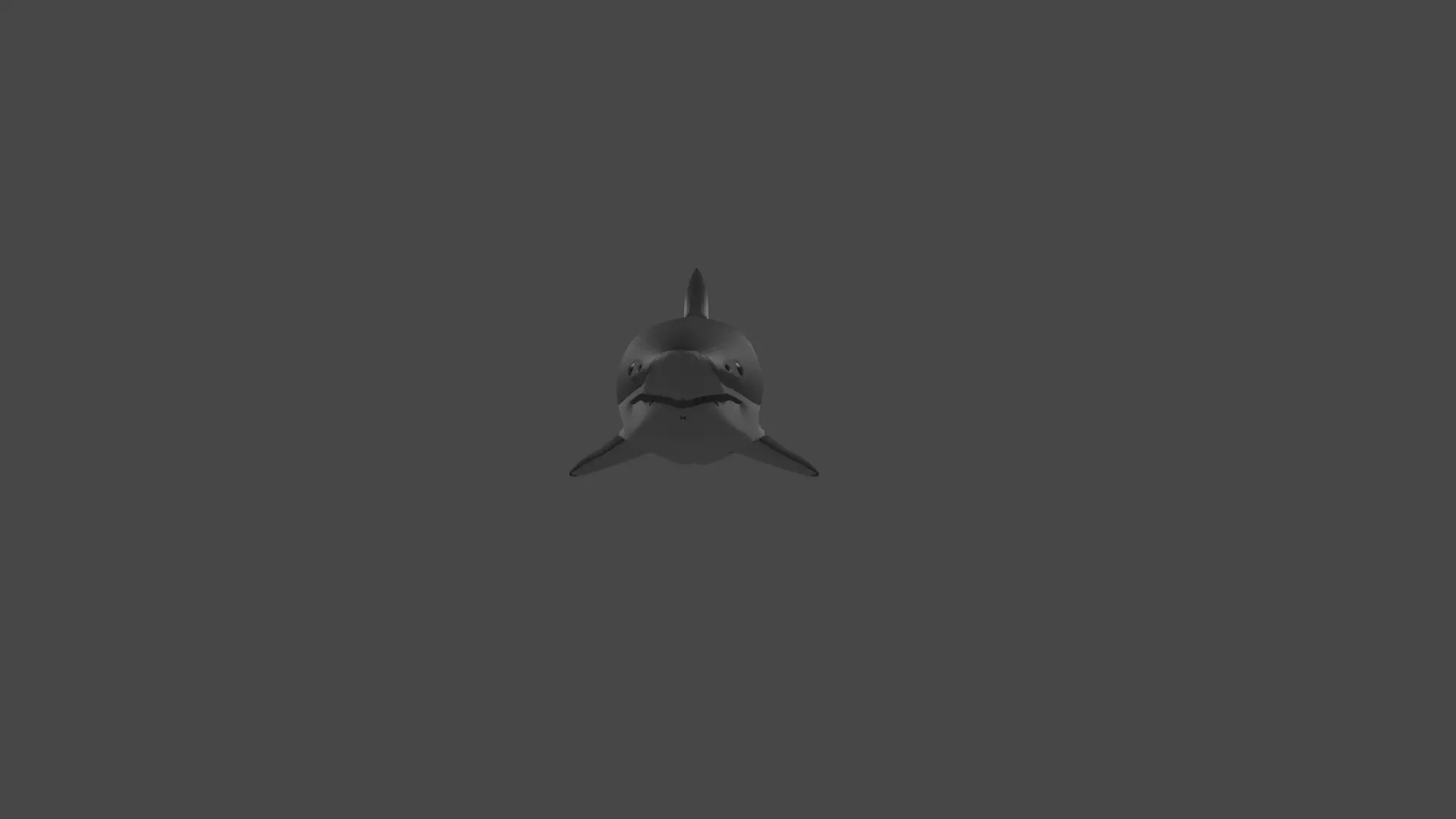Shark Low-poly 3D model_0