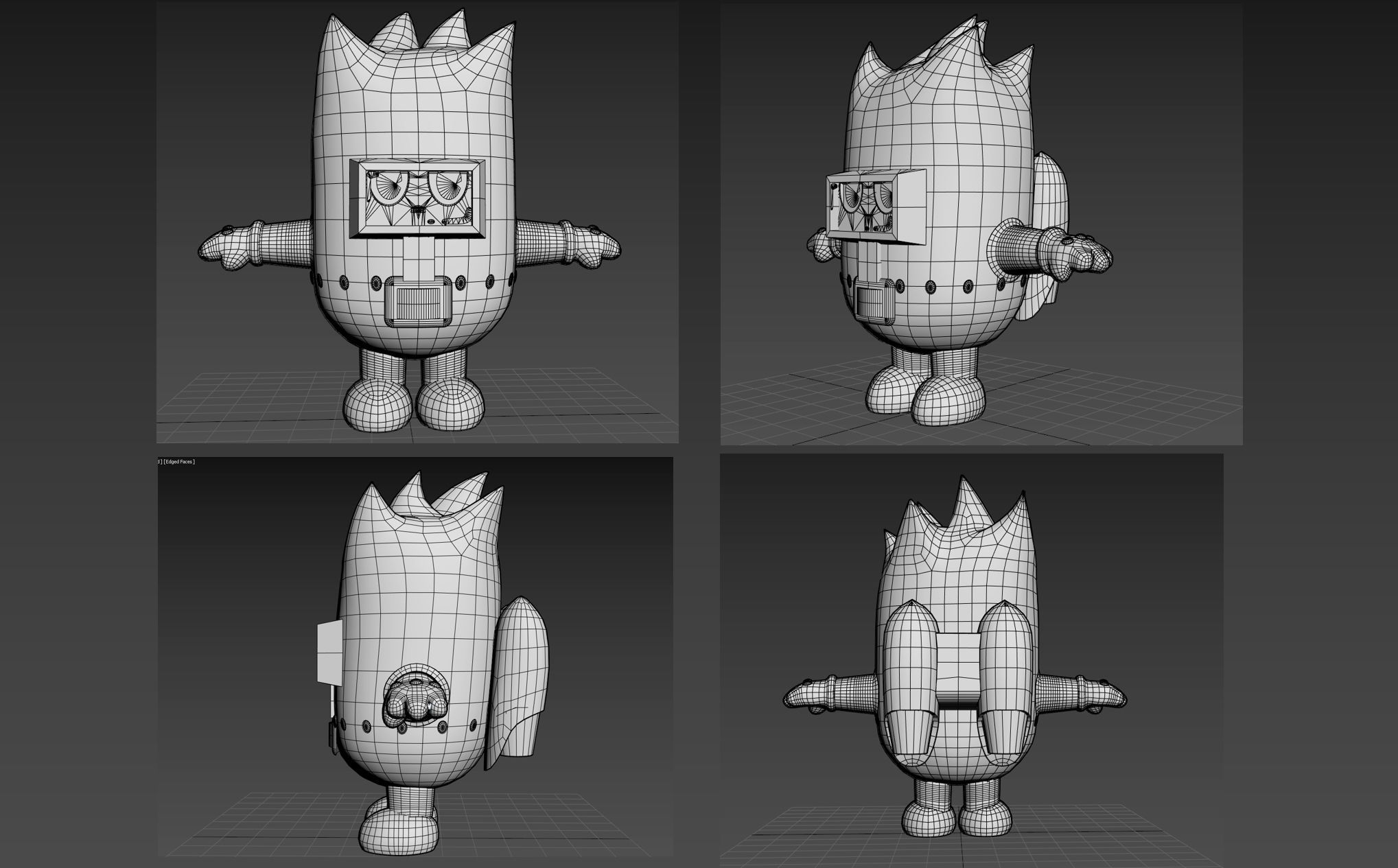 Kaburagi Anime Deca Dence VRChat 3D model_3