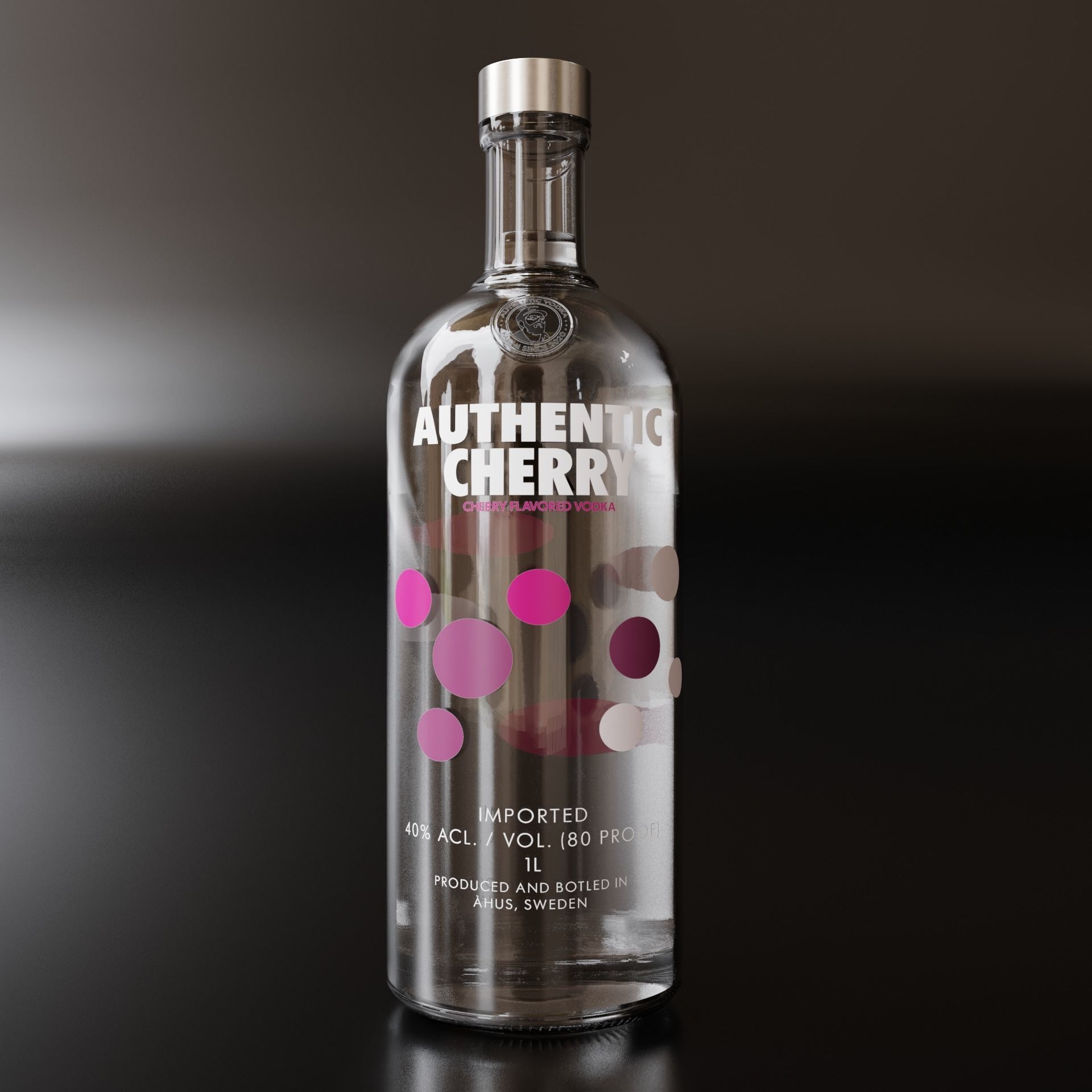 Vodka Pack 001 Low-poly 3D model_11